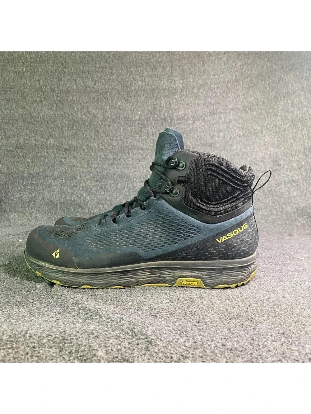 Vasque Boots Mens Size 11 Blue Lightweight Hiking Vibram Trail Ankle 7378